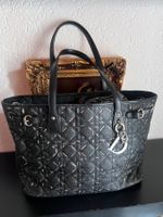 Christian Dior Shopper Tasche Schwarz CD Charm Made in Italy