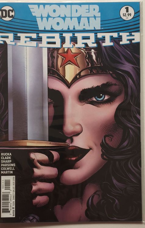 Wonder Woman Rebirth #1 Comic Book DC 2016, ORG. Sprache!!! (Neu und ...