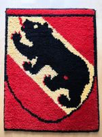 Berner Bär Teppich Wandteppich handgeknüpft 60x80cm