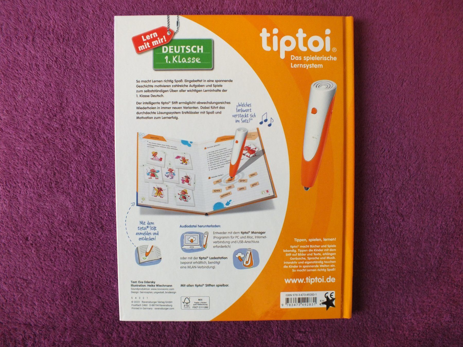 Bücher: tiptoi Buch - Deutsch 1. Klasse – Gebraucht aus Müllheim Dorf von Seeeule01 9