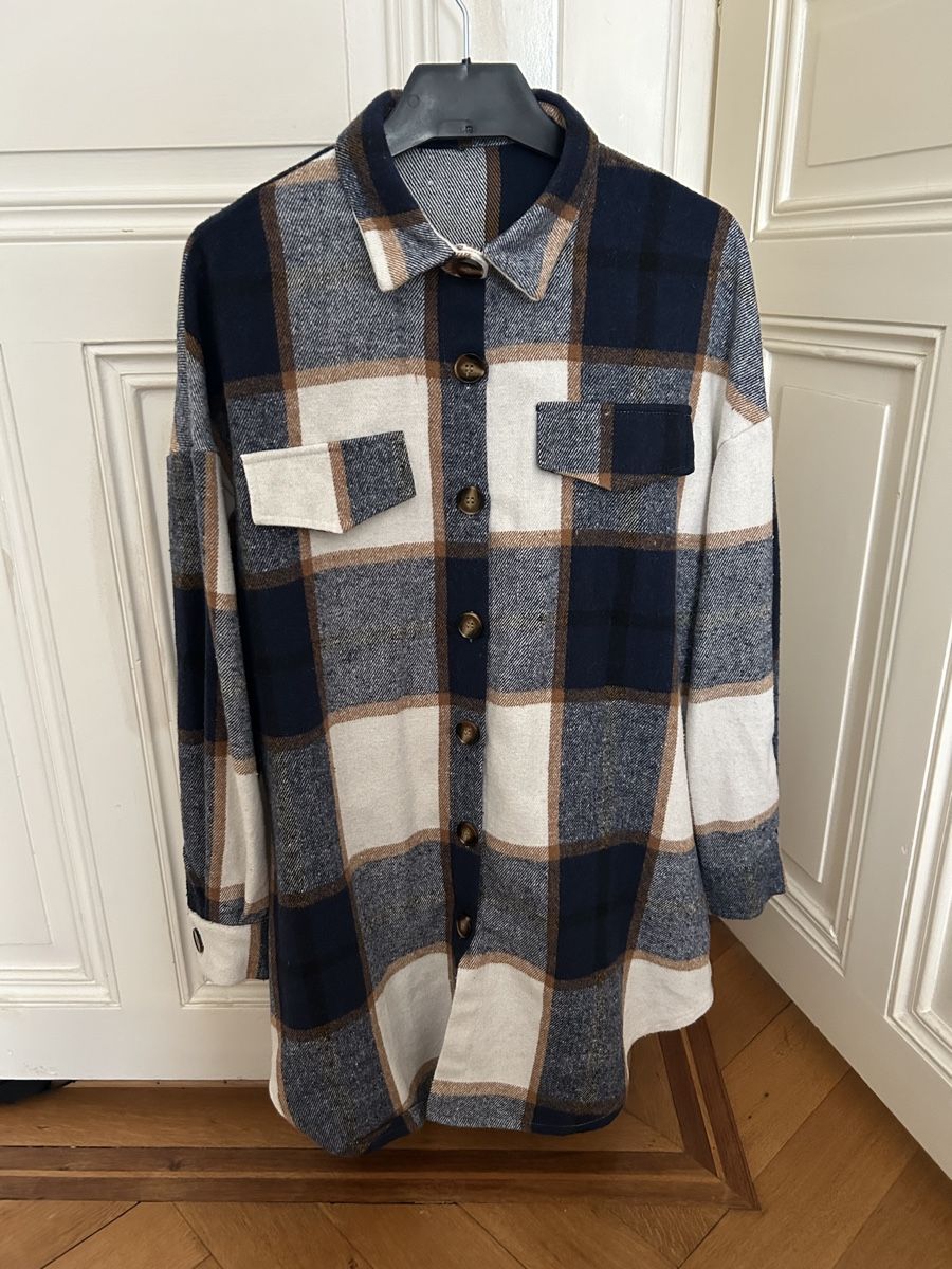 Giacche: Stylish Plaid Wool Jacket - Perfect for Autumn Days! – Usato da Lausanne venduto da dre_th8k 1