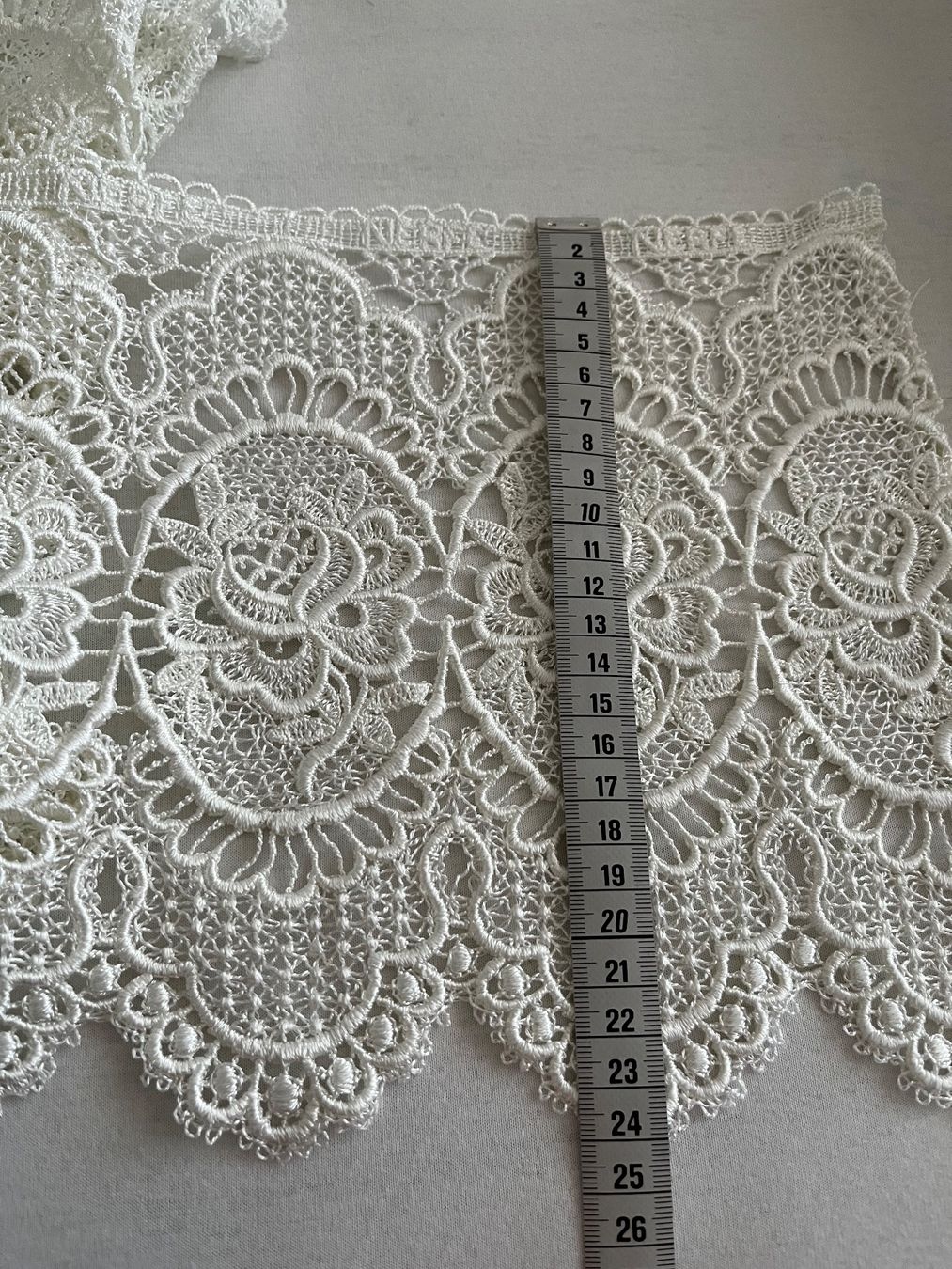 Stoffe: Spitzenband Creme Ornament Muster – Neu (gemäss Beschreibung) aus Rüfenacht von lilly_67 2