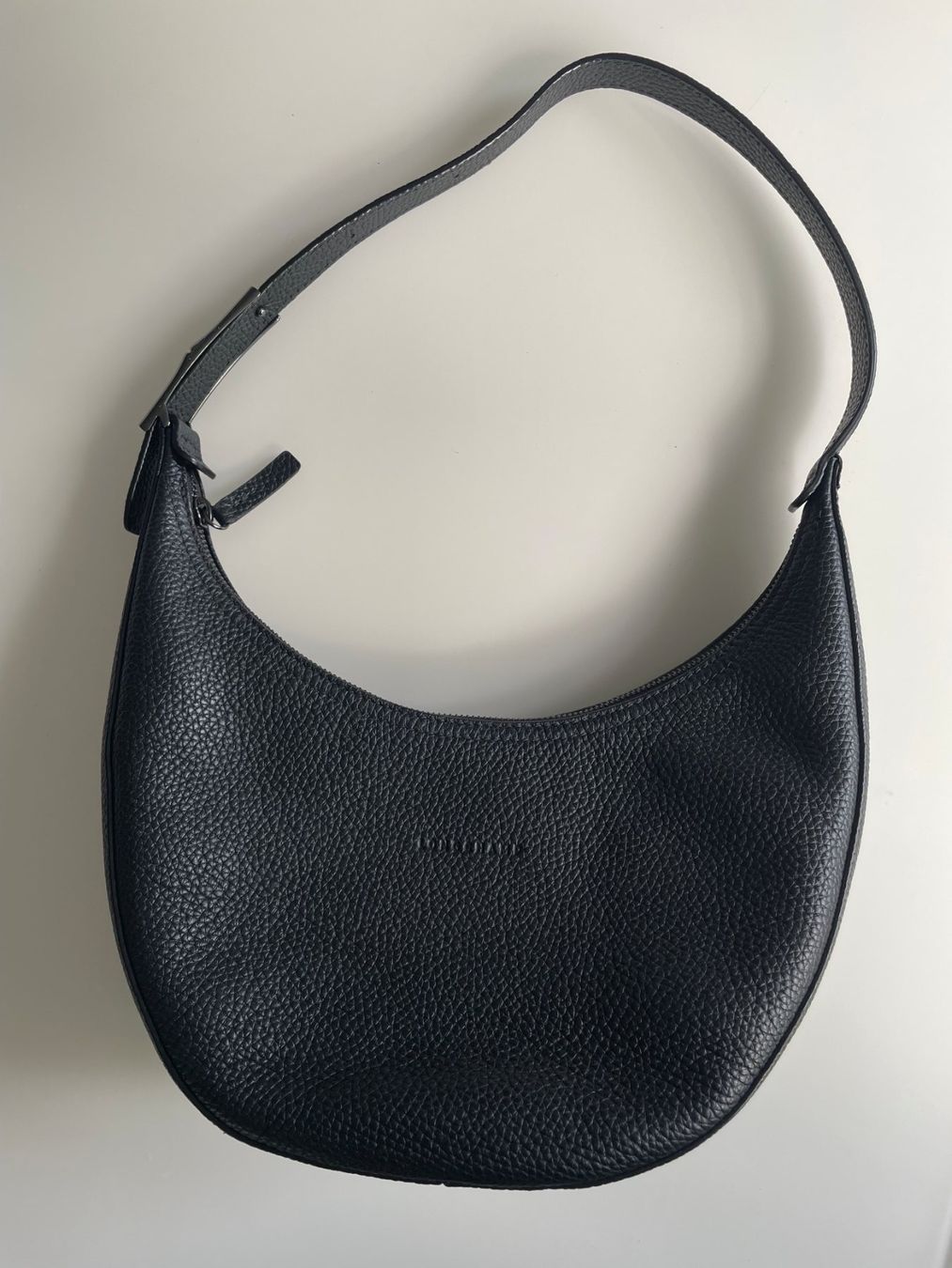 Longchamp Borse da donna: Longchamp Schultertasche Leder schwarz – Usato da Uster venduto da giorgiotr