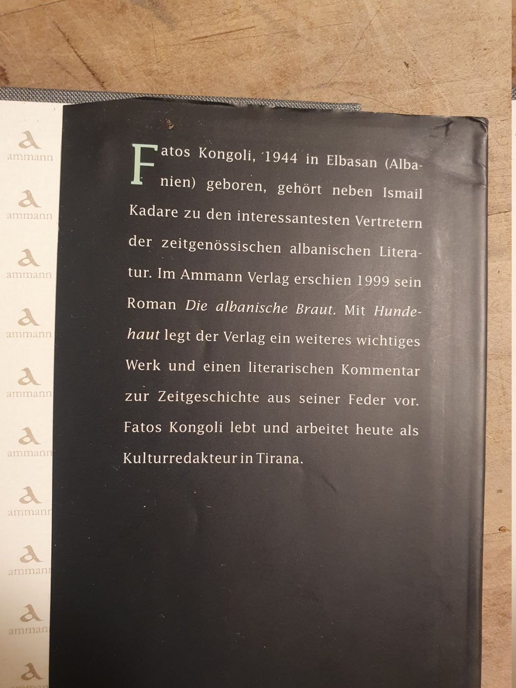 Libri: Hundehaut Fatos Kongoli meridiane – Usato da Zürich venduto da loosebone 3