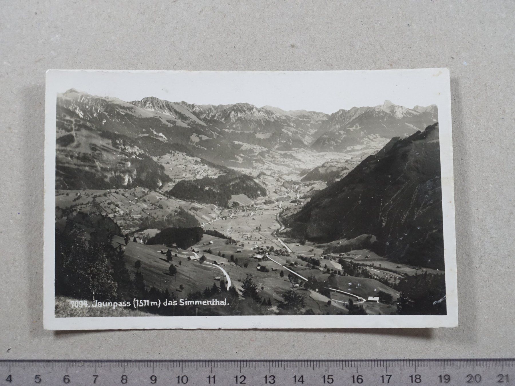 Ansichtskarten: Jaunpass, Simmental, 1948, Poststempel Boltigen – Gebraucht aus Lenzburg von fh1