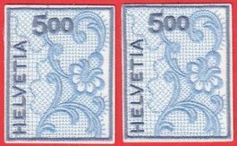 2000  Stickereimarken  2 Stück TOP Zustand  ** Postfrisch **