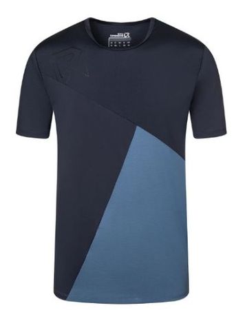 ROCK EXPERIENCE DRUM HERREN T-SHIRT SHIRT Blau