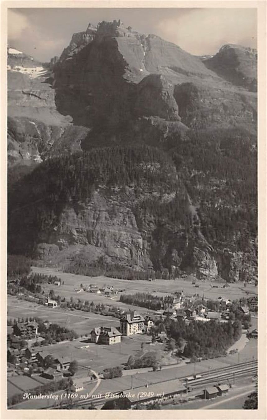 Ansichtskarten: Kandersteg, mit Fisistöcke – Gebraucht aus Ottikon b.Kemptth. von Neptun1974