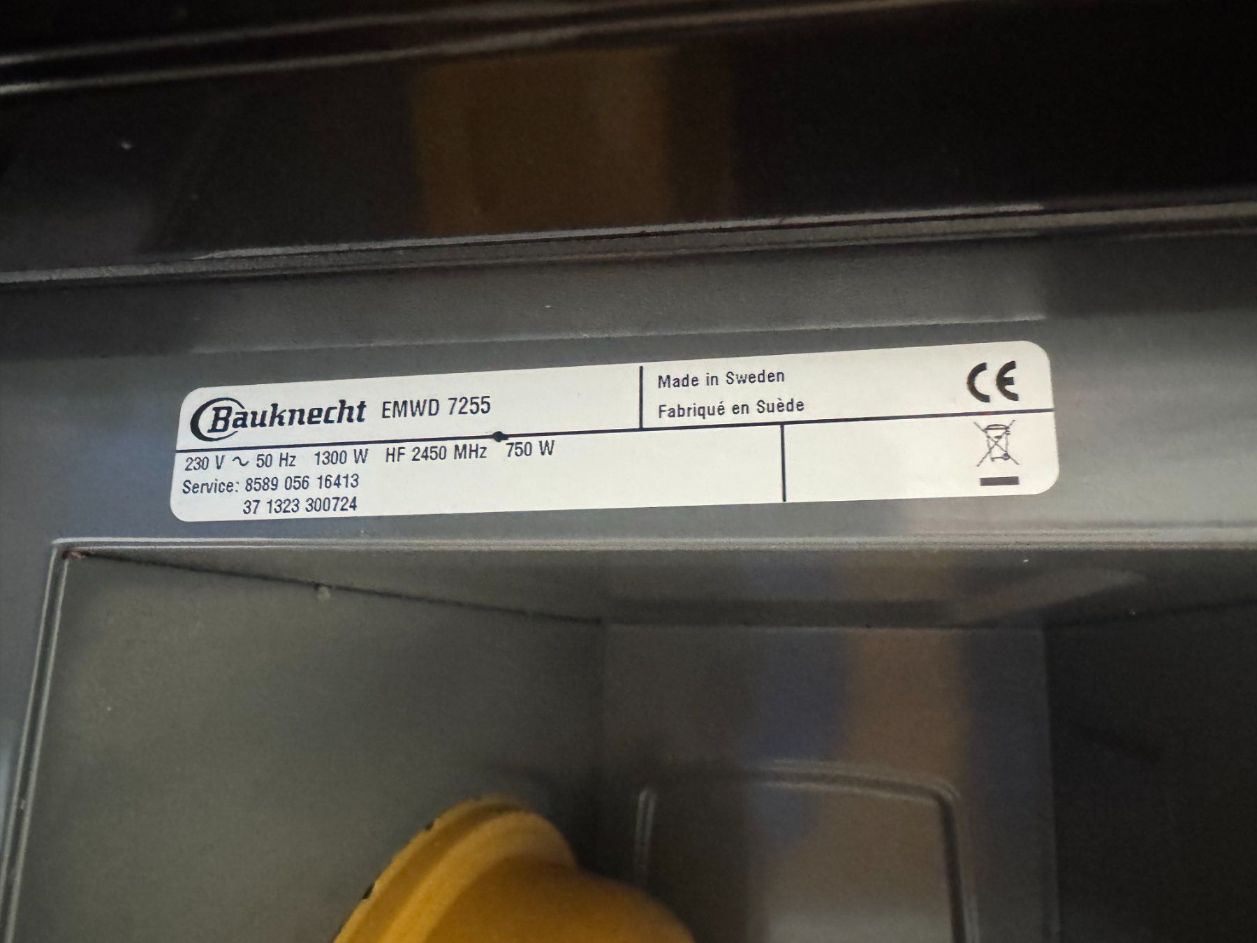 Bauknecht Elettrodomestici da cucina: Einbau Mikrowelle Bauknecht – Usato da Hombrechtikon venduto da SPS-Liquidationen 2