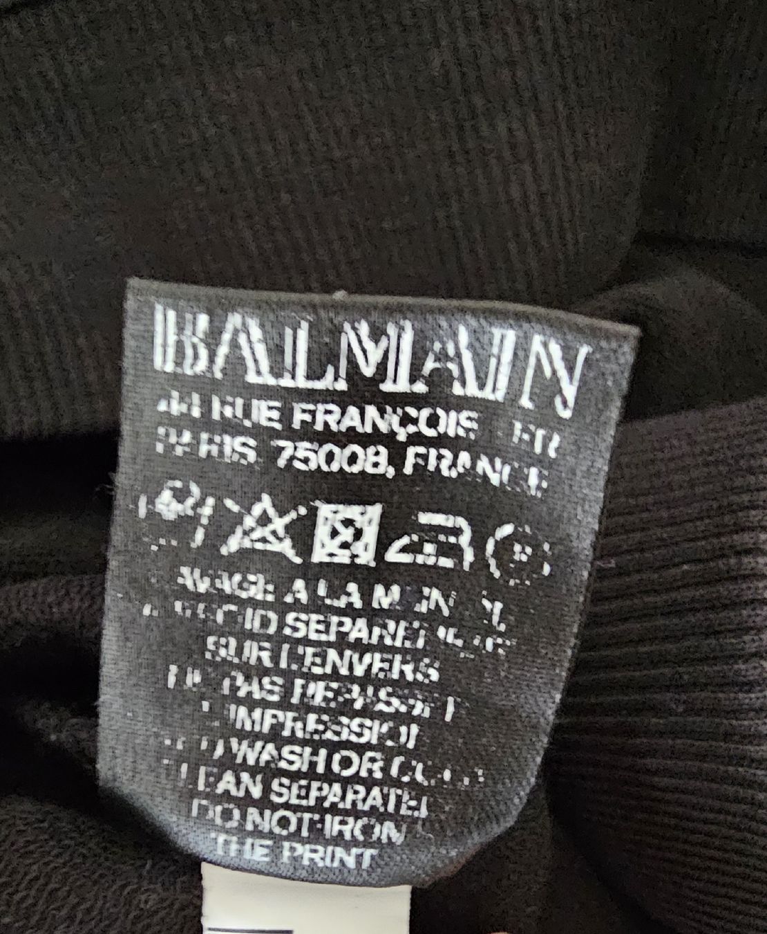 Balmain Maglioni & Felpe: Balmain Paris Sweatshirt, Grösse L, Schwarz – Usato da Steinmaur venduto da Kiki_m240 5