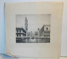 Lithografie original Signiert u Betitelt  Litho Stich Bild