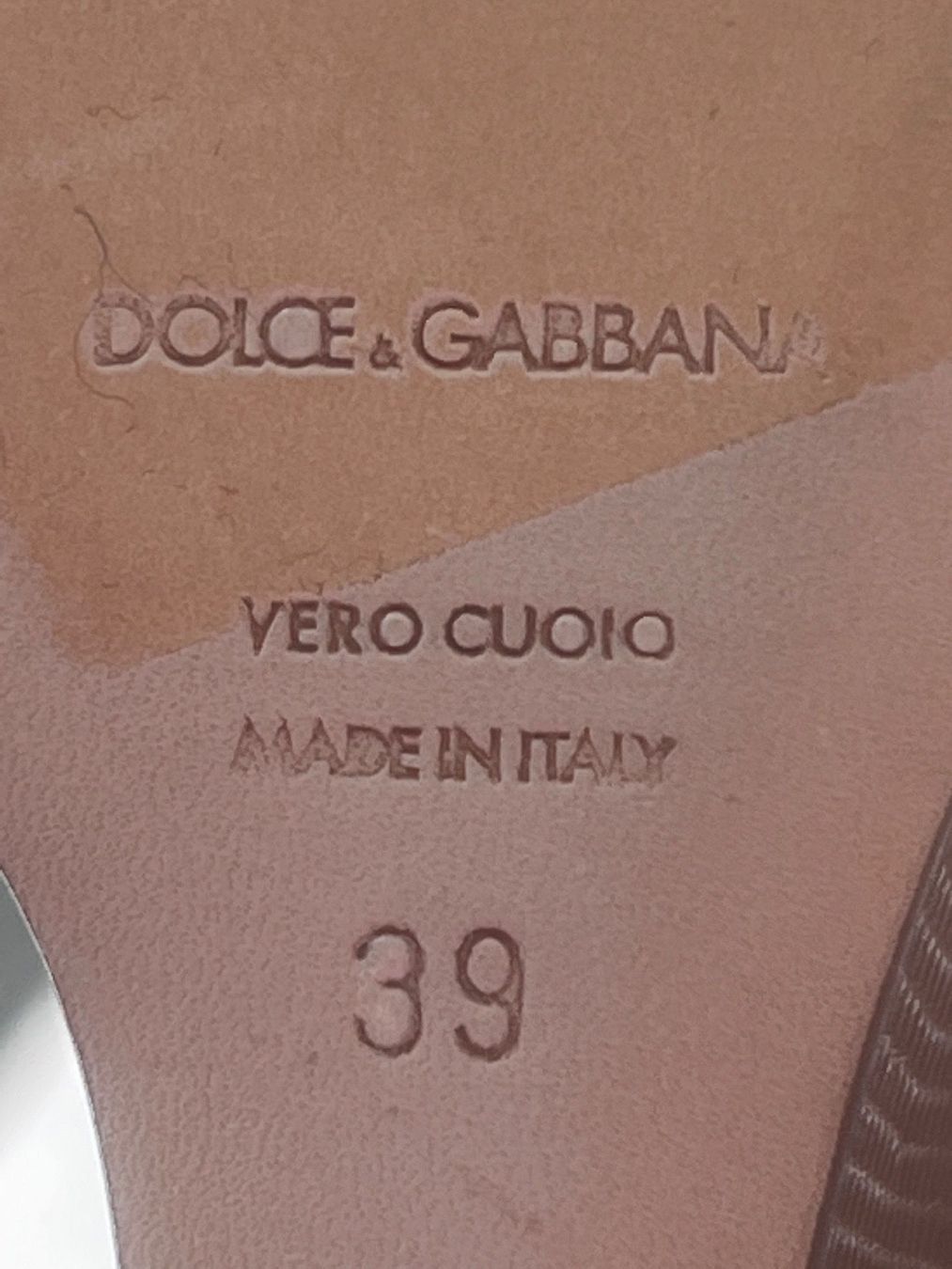 Dolce & Gabbana Damenschuhe: Chaussures compensées Dolce & Gabbana beiges 39 – Neu (gemäss Beschreibung) aus Lausanne von Flo1006 6