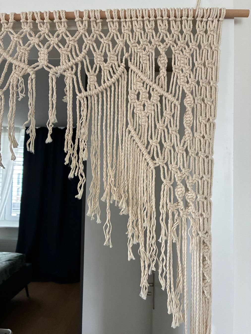 Tende: Makramee Türvorhang im Boho-Stil – Usato da Bülach venduto da gina52 2