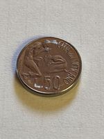 Vatikan 50 Lire 1991 Münze Johannes Paul II 