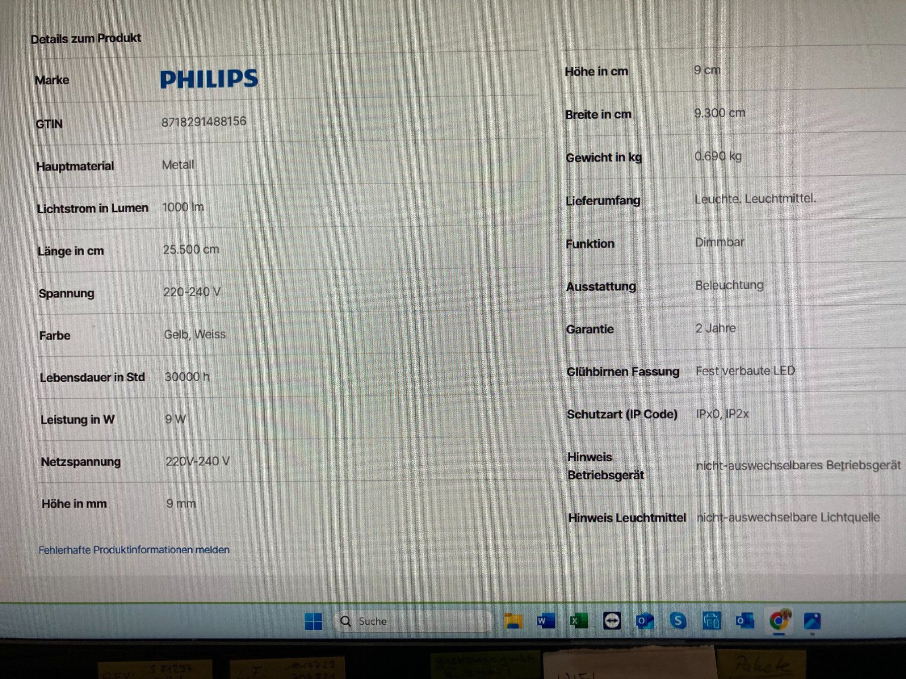 Philips Lampade: Philips Doppel Spot (dimmbar) – Usato da Horn venduto da raldio 5