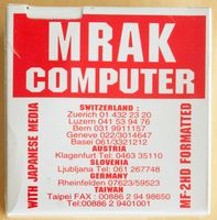 10  Disketten 2HD 3½ Zoll  (5 Farben)