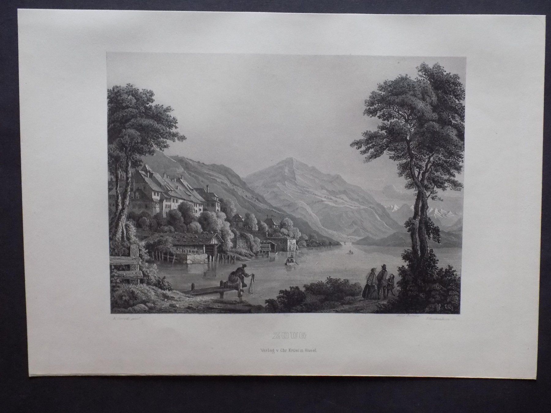 Gravures: Zug gegen Arth Rigi – D'occasion à Risch par Rischli15