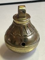 Messingglocke antik mit Aufhängung (I13)