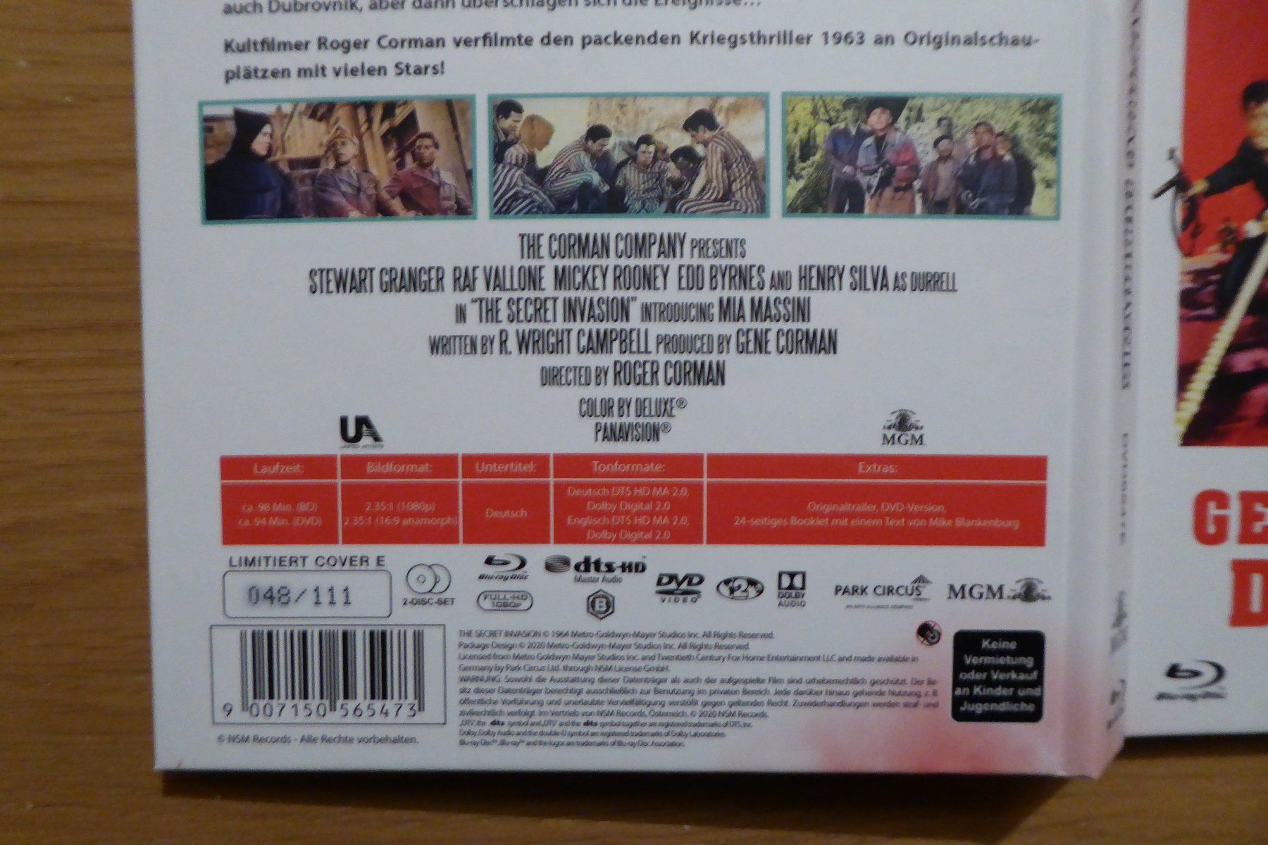 Tutti i DVDs: Mediabook Geheimauftrag Dubrovnik – Usato da Allschwil venduto da Summelsarium 2