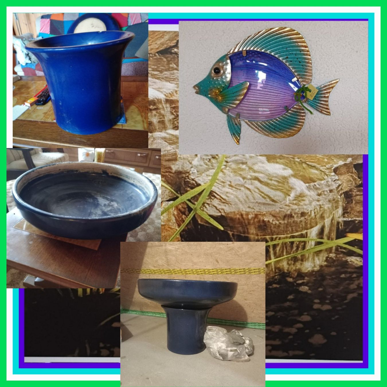 Etangs & Fontaines déco.: Fontaine d'appartement  bleue – D'occasion à Payerne par jea_m6nb 7