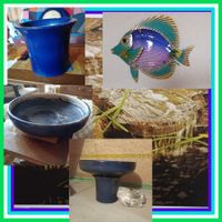 Fontaine d'appartement  bleue