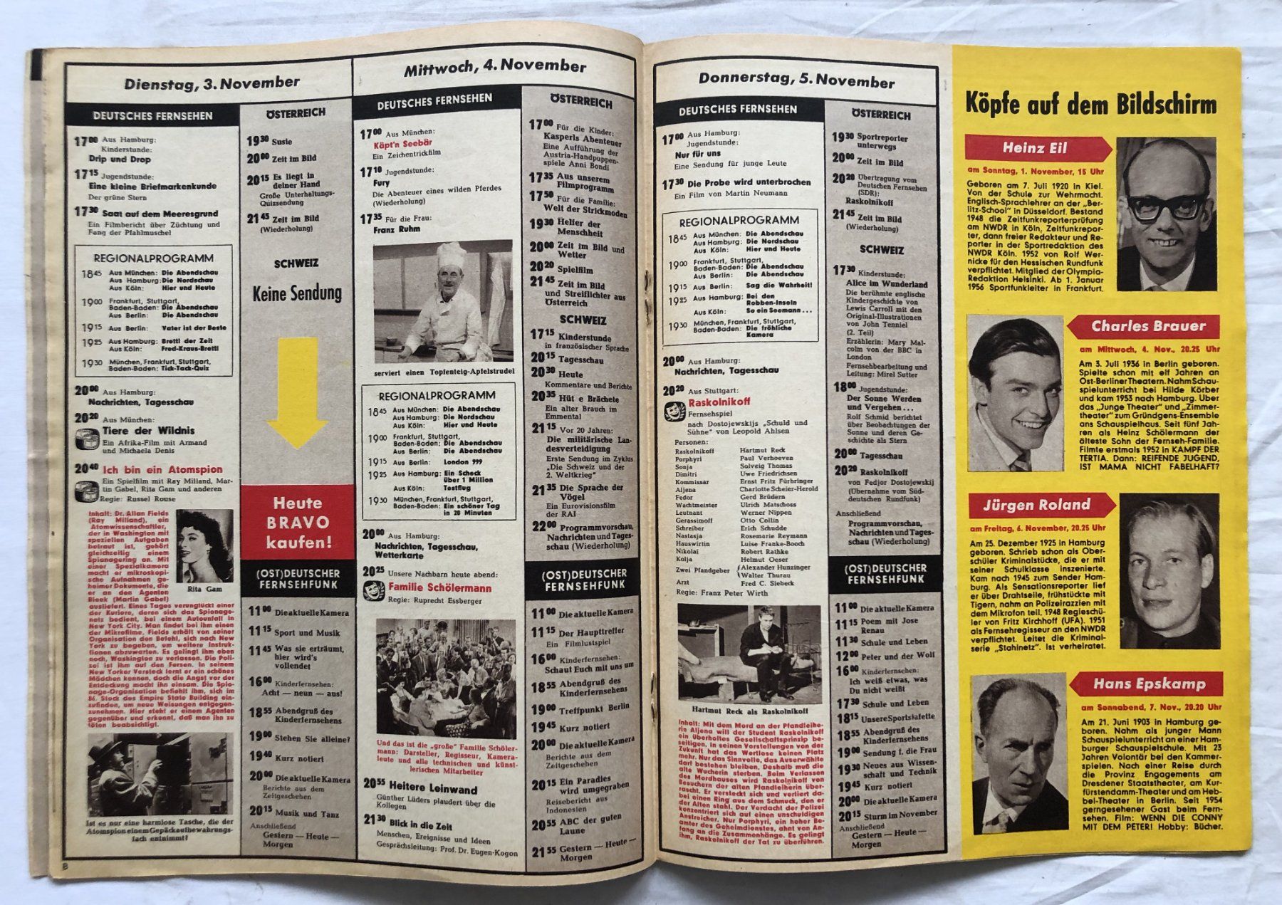 Riviste & Magazine: BRAVO - Heft - Nr.44/1959 – Usato da Schaffhausen venduto da durruti 2