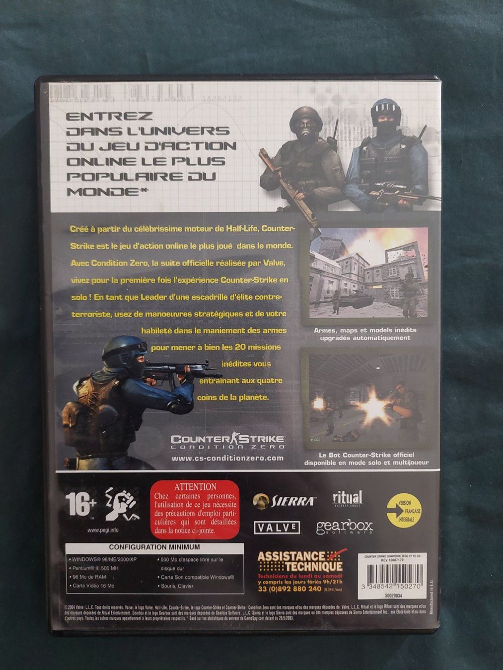 Valve Giochi: Counter Strike / PC / Manuel et Jeu en F / TBE – Usato da Genève venduto da Blu_BD 1
