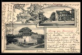 AK Amrisweil, Schloss Hagenwil, Bahnhofstraße