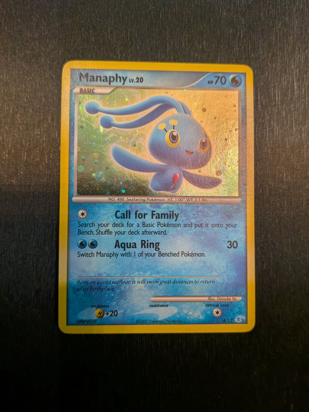 Pokémon Carte collezionabili: 2007 Theme Deck Manaphy Holo 4/12 Ab 1 – Usato da Paradiso venduto da Pkmn10