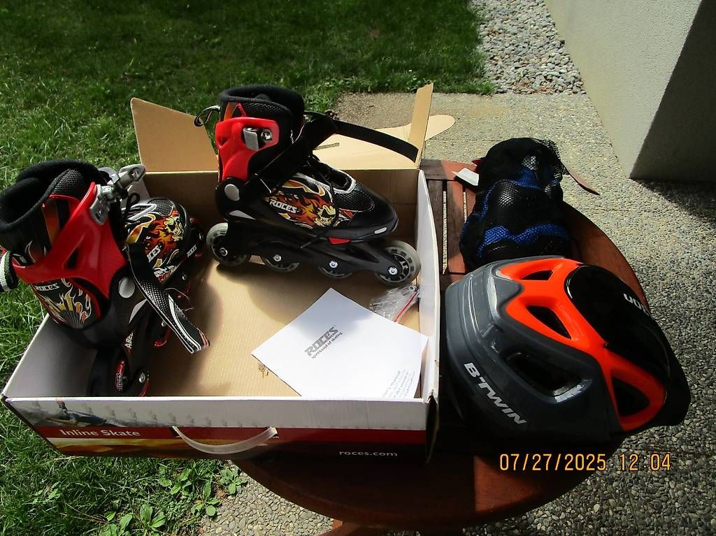 Inline-Skating & Rollschuhe: paire de patin inline 34-37 – Gebraucht aus Clarens von krampou