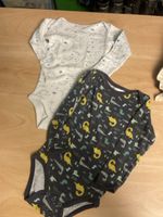 2 Baby Bodys Gr.86/92 Langarm Dinosaurier Top