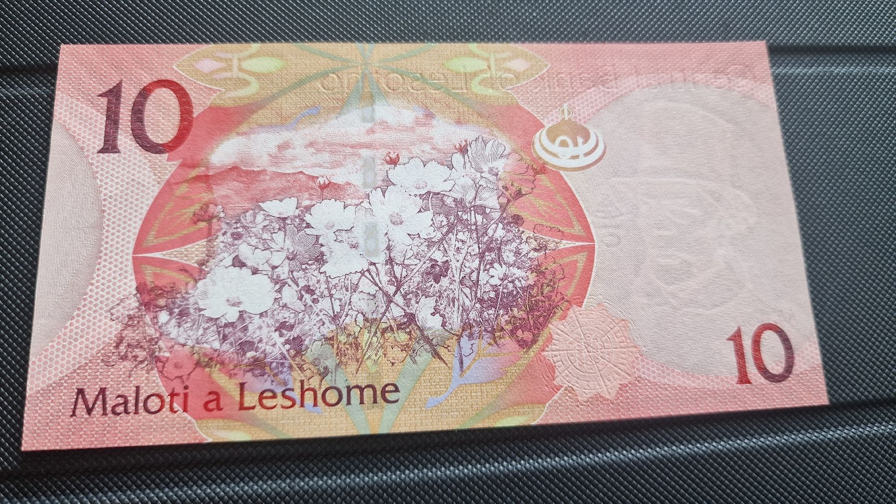 Banconote: Lesotho 10 Maloti 2010, schöne Banknote – Nuovo e nell'imballaggio originale da Herisau venduto da Antiques.AR 1