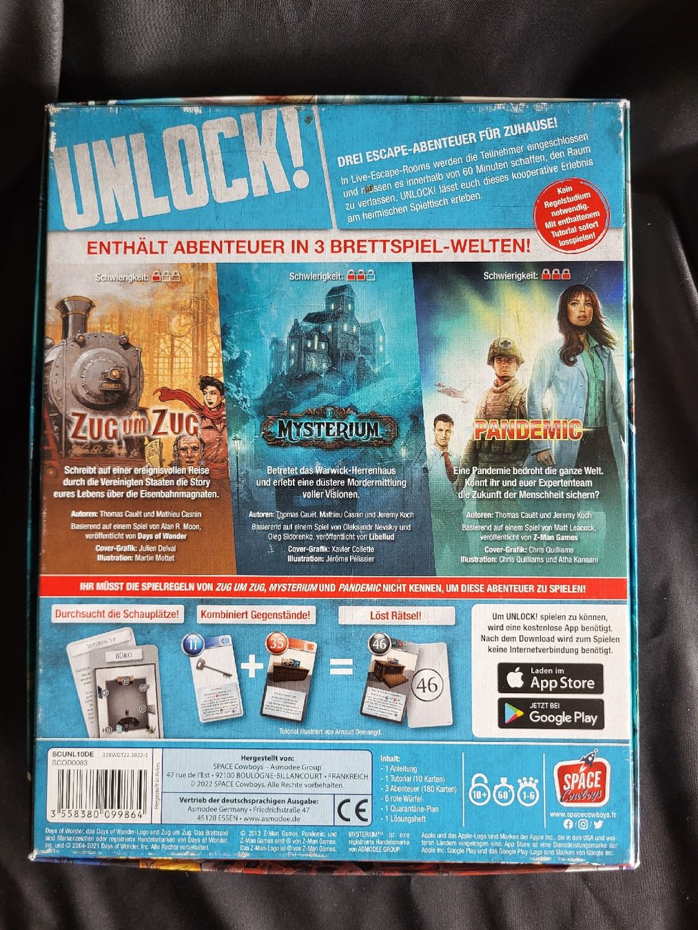 Jeux: UNLOCK! Game Adventures Deutsche Ausgabe  – Neuf (Voir description) à Liestal par Kat_329 1