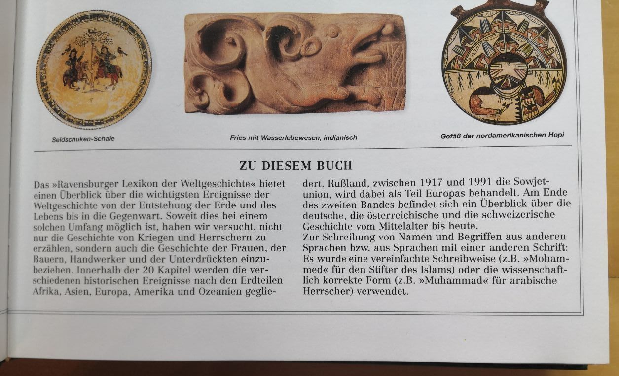 Bücher: Ravensburger Lexikon der Weltgeschichte – Gebraucht aus Zürich von gemuesebouillon 1