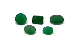 5x émeraudes 10.10 ct - CERTIFICAT 700.- Fr
