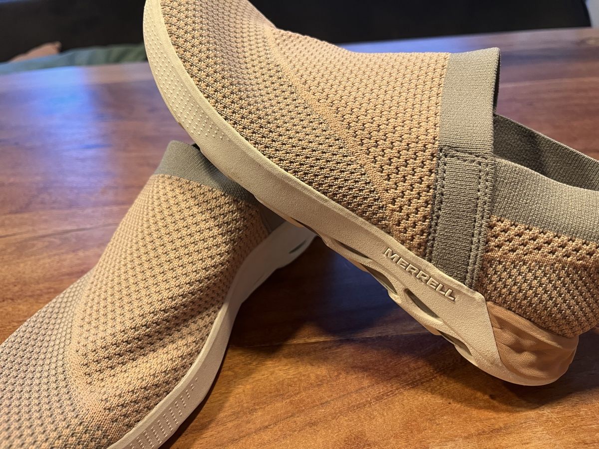 Merrell Scarpe da donna: Merrell Damen Slip-On Gr.39, Rosa-Grau – Usato da Allschwil venduto da sar_9sy9