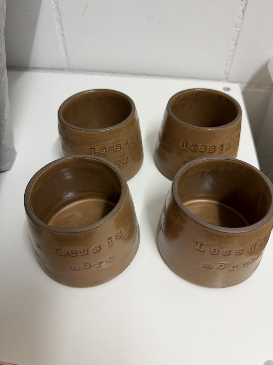 Tazze: Kaffeetassen Keramik 4er Set – Nuovo e nell'imballaggio originale da Schwarzenbach SG venduto da gzem 1