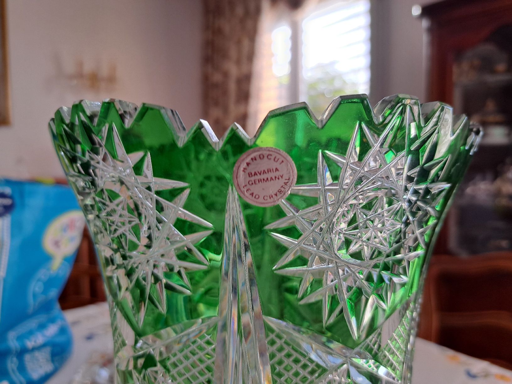 Vasi & Recipienti: Bavaria vase handcut cristal – Usato da Hauterive NE venduto da Motta486 4