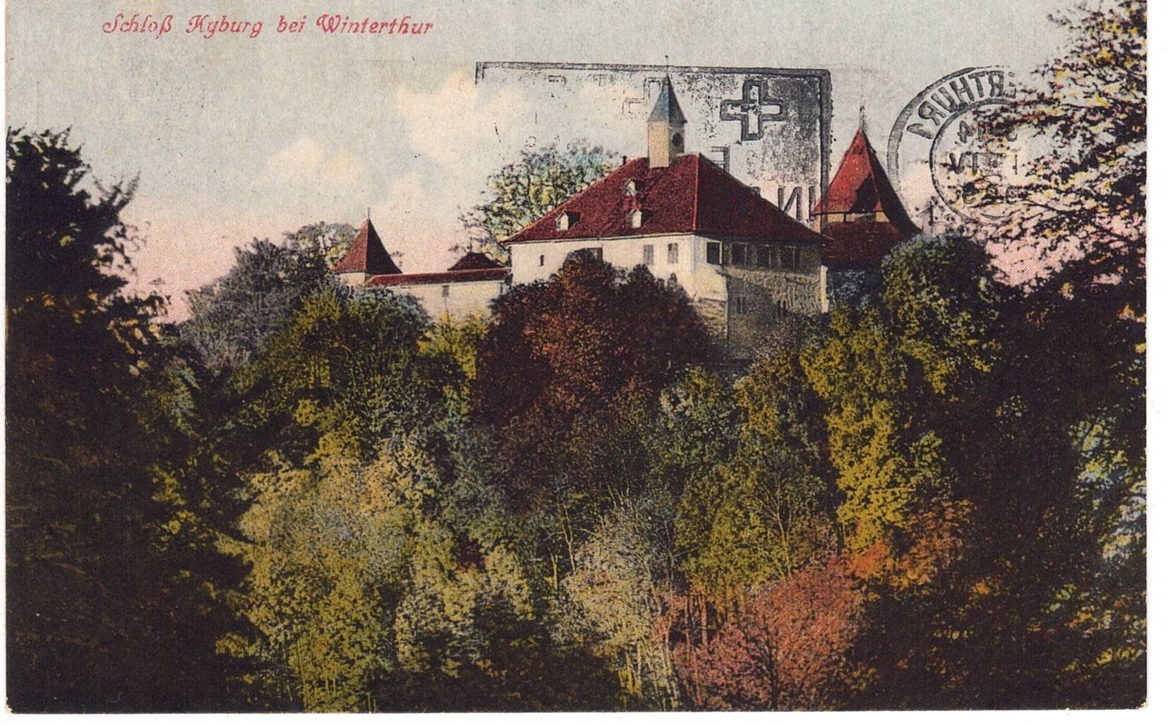 Cartoline postali: Schloss Kyburg bei Winterthur – Usato da Kreuzlingen venduto da Koi4