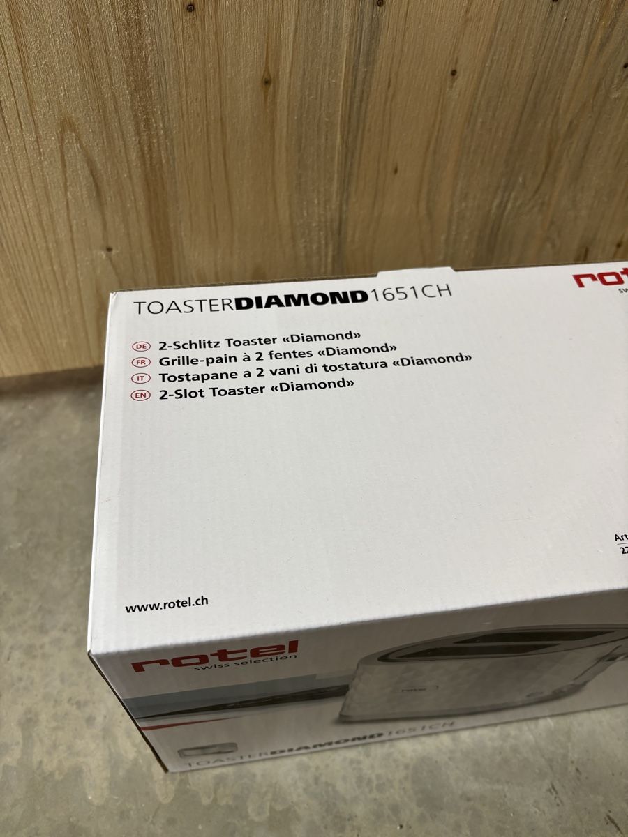 Rotel Küchengeräte: Rotel Toaster Diamond 1651CH – Neu und originalverpackt aus Flums von mic_p28w 1