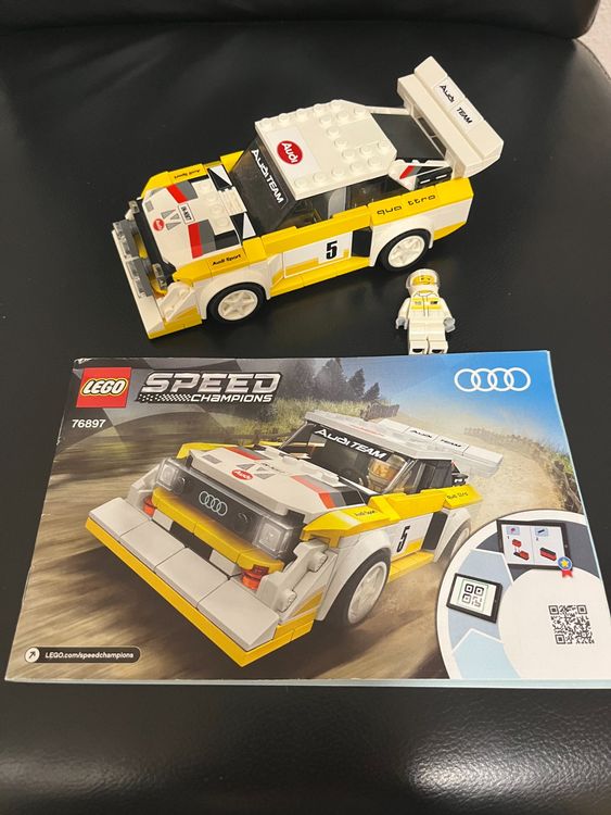 LEGO 76897 Speed Champions AUDI SPORT QUATTRO S1 1984 selten (Gebraucht ...
