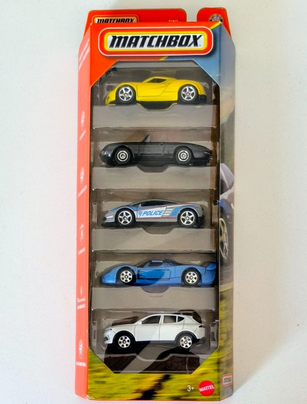 Matchbox Modellini d'auto: Matchbox 5 Pack Alfa Romeo Lamborghini Maserati – Nuovo e nell'imballaggio originale da Muttenz venduto da hak_dsk9
