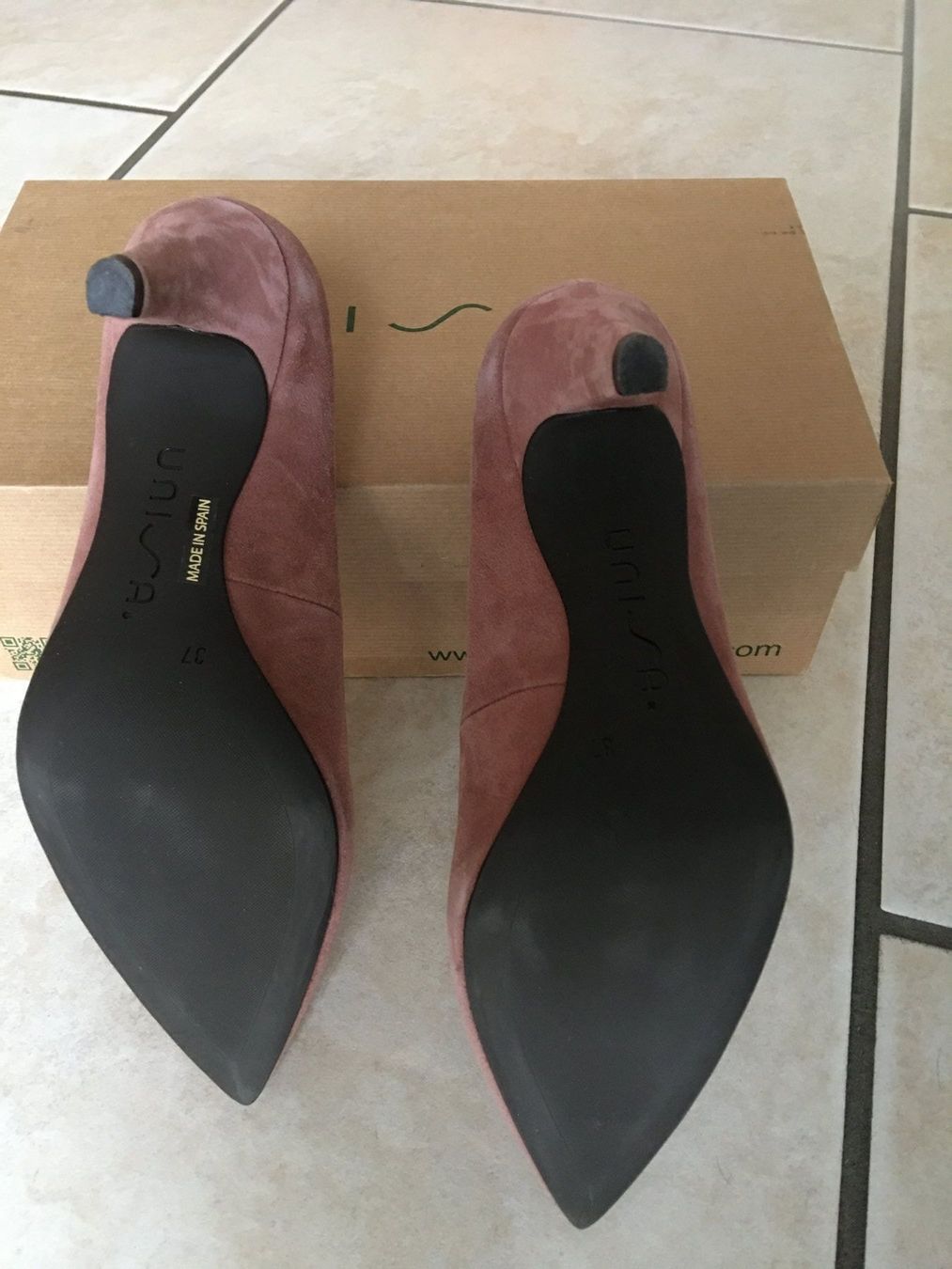 Damenschuhe: NEU - Pumps Wildleder, Old-pink, gr. 37 – Neu und originalverpackt aus Cugnasco von isolaverde 4