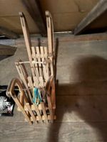 3 Schlitten Holz