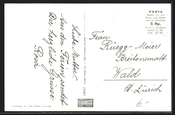 Cartoline postali: AK Wangs, Kurhaus Bad Wangs – Usato da Berlin venduto da bartko-reher 1
