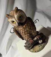 Eule Figur Stein wunder Schön Handgemacht siehe Foto