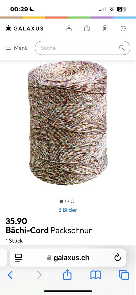 Seile: Bächi-Packschnur Recycl., 450 Meter + Schere, etc – Neu (gemäss Beschreibung) aus Dörflingen von petite.ella 8