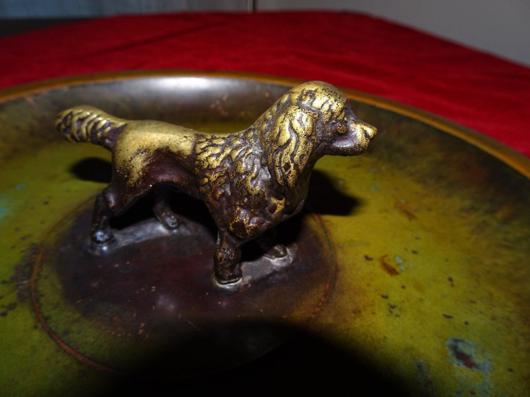 Sculture & Statue: antike Schale Hund AGTE Bronce ILDFAST – Usato da Vitznau venduto da Mina60 2