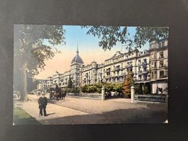 Ansichtskarte Interlaken, ungelaufen aber beschrieben 
