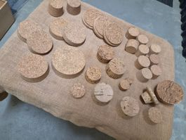 Diverse gebrauchte Korken zum Basteln